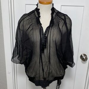 DEVELOPMENT SILK BLOUSE